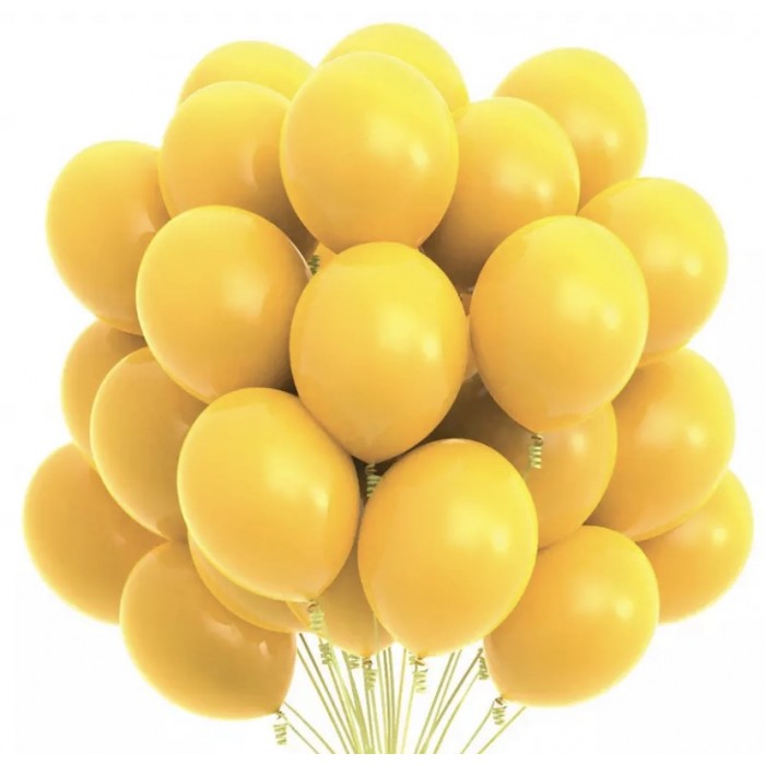 Balionai, geltoni (5vnt, 30cm) Balionai, geltoni (5vnt, 30cm)