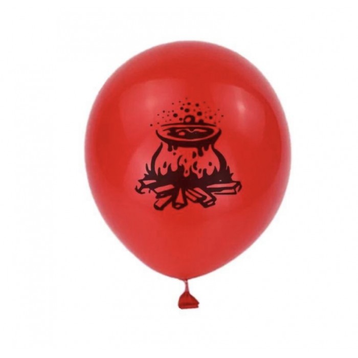 Raudonos spalvos balionas ugnis (1vnt, 30cm)