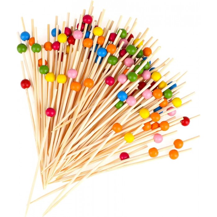 Smeigtukai užkandžiams (50vnt/8cm) Smeigtukai užkandžiams (50vnt/8cm)