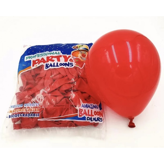 Maži balionai, raudoni (20vnt, 13cm)