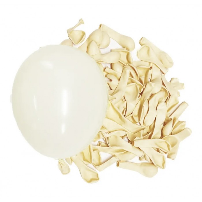 Balionai, vanilės spalvos (13cm, 20vnt) Balionai, vanilės spalvos (13cm, 20vnt)