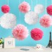 Dekoracija "Pompom" balta (25cm) Dekoracija "Pompom" balta (25cm)