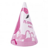 Gimtadienio kepurėlės Flamingai (6vnt)