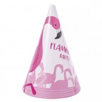 Gimtadienio kepurėlės Flamingai (6vnt) Gimtadienio kepurėlės Flamingai (6vnt)