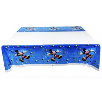 Mėlyna staltiesė "Mickey Mouse" (180*108cm)