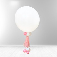 Helio balionas, baltas (48cm)