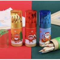 Kalėdiniai spalvoti pieštukai (12vnt)