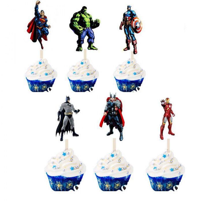 Smeigtukai super herojai Avengers (6vnt) Smeigtukai super herojai Avengers (6vnt)