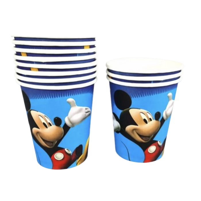 Puodeliai mėlyni “ Mickey Mouse” (10vnt) Puodeliai mėlyni “ Mickey Mouse” (10vnt)