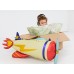 Forminis balionas "Raketa,lėktuvas" (91*39cm) Forminis balionas "Raketa,lėktuvas" (91*39cm)