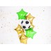 Folinis apvalus balionas "Futbolo kamuolys" (50cm)