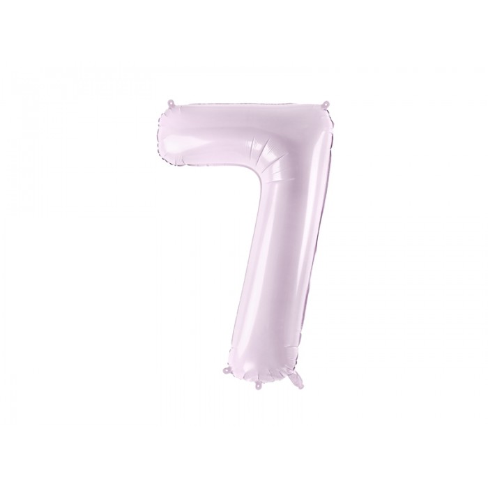 Folinis balionas-skaičius 7, šviesiai violetinis (86cm) Folinis balionas-skaičius 7, šviesiai violetinis (86cm)