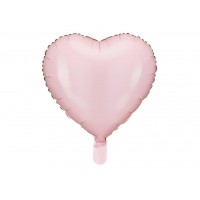 Folinis balionas šviesiai rožinė pastelinė širdelė (45cm) Folinis balionas šviesiai rožinė pastelinė širdelė (45cm)
