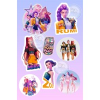 K-POP Hunters lipdukai (8vnt, 4cm) K-POP Hunters lipdukai (8vnt, 4cm)
