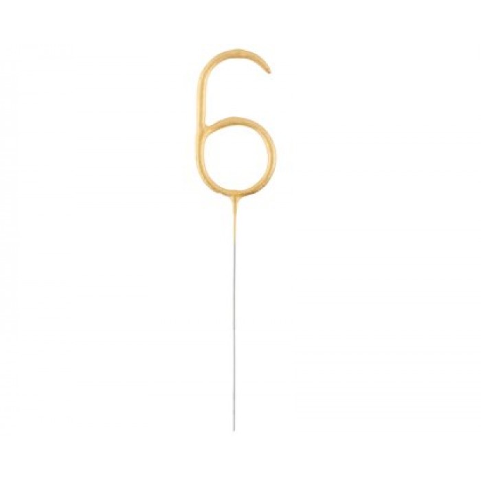 Bengališka ugnelė "Skaičius 6" (1 vnt) Bengališka ugnelė "Skaičius 6" (1 vnt)
