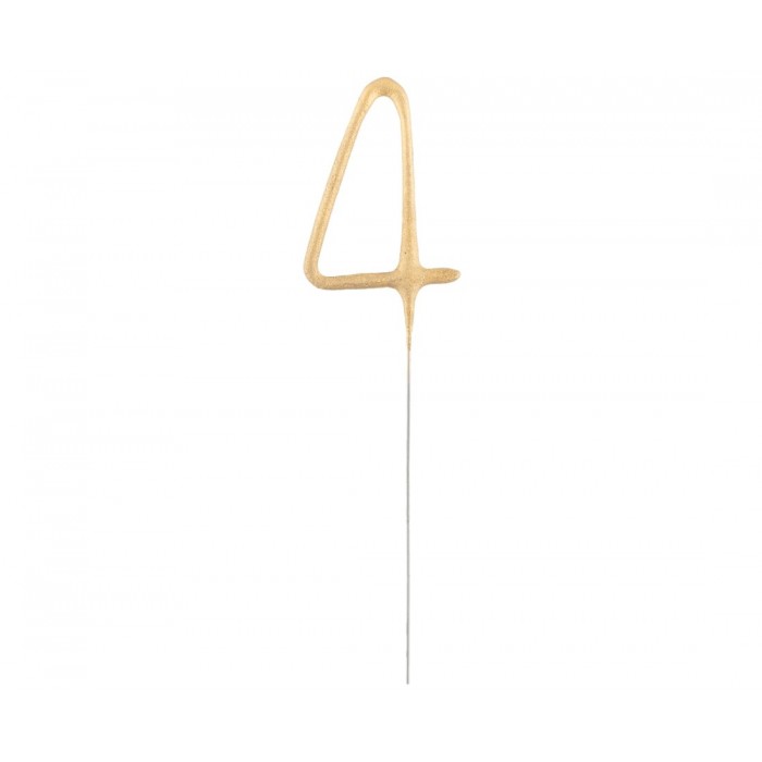 Bengališka ugnelė "Skaičius 4" (1 vnt) Bengališka ugnelė "Skaičius 4" (1 vnt)