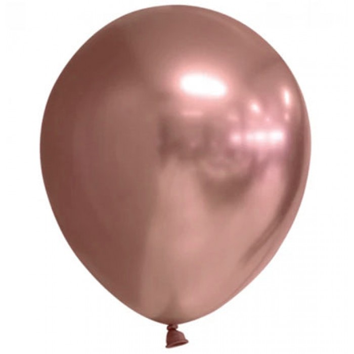 Chrominiai dideli balionai, rožinio aukso (3vnt, 48cm) Chrominiai dideli balionai, rožinio aukso (3vnt, 48cm)