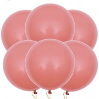 Dideli balionai, pelenų rožė (3vnt, 48cm) Dideli balionai, pelenų rožė (3vnt, 48cm)
