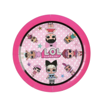 Lėkštutės “Lol lelytės” (6vnt, 18cm)