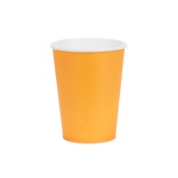 Vienspalviai puodeliai oranžiniai (6vnt) Vienspalviai puodeliai oranžiniai (6vnt)