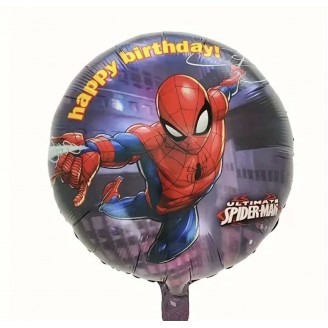 Folinis balionas "Happy birthday Spiderman"(46cm)