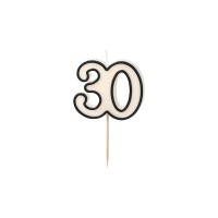 Žvakutė skaičius 30 (5,5cm) Žvakutė skaičius 30 (5,5cm)
