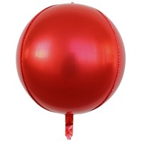 Apvalus folinis balionas, raudonas (48cm)