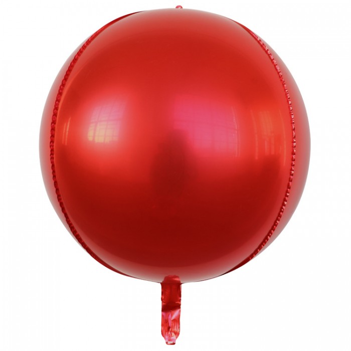 Apvalus folinis balionas, raudonas (48cm)