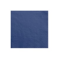 Vienspalvės servetėlės, tamsiai mėlynos (20vnt)