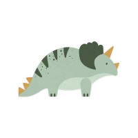 Servetėlės "Dinozauras triceratopas" (18*10cm, 12vnt)