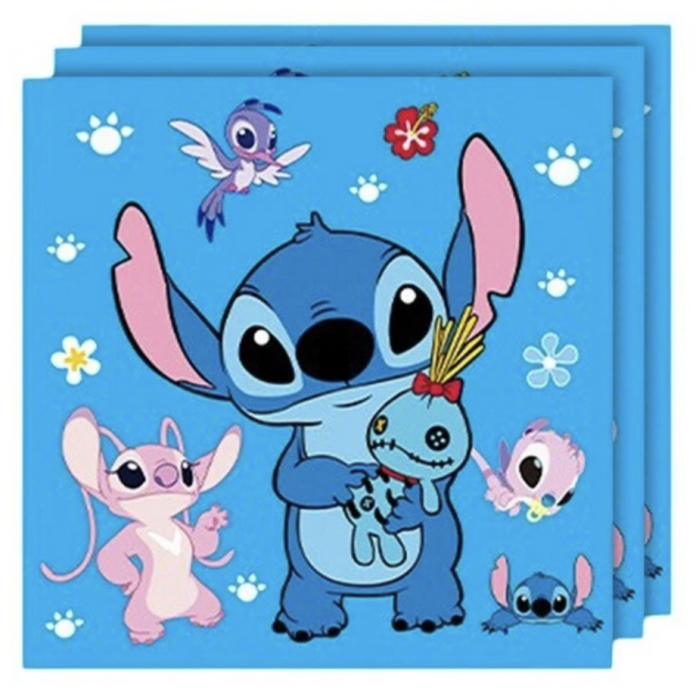 Servetėlės "Stitch" (20vnt) Servetėlės "Stitch" (20vnt)