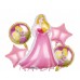 Folinis balionas "Princesės gėlė" (46cm)