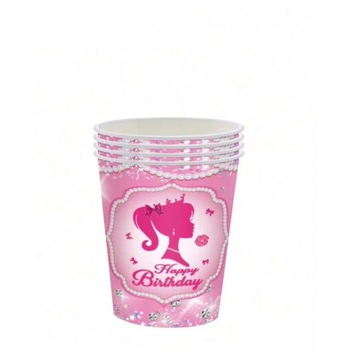 Puodeliai "Barbie" (10vnt) Puodeliai "Barbie" (10vnt)