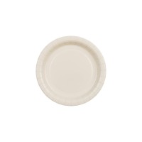 Vienspalvės lėkštutės, kreminės (6vnt 18cm) Vienspalvės lėkštutės, kreminės (6vnt 18cm)