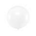 Super didelis baltas 1m balionas (1 vnt, 1m)