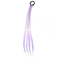 Dirbtinių plaukų sruoga, violetinė (40cm) Dirbtinių plaukų sruoga, violetinė (40cm)
