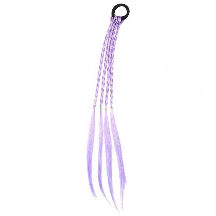 Dirbtinių plaukų sruoga, violetinė (40cm) Dirbtinių plaukų sruoga, violetinė (40cm)