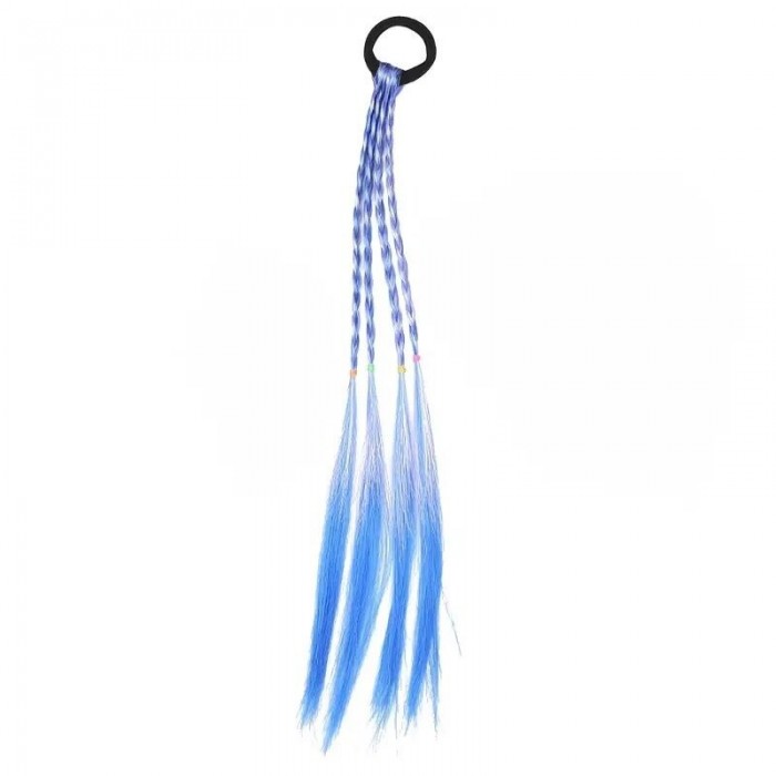 Dirbtinių plaukų sruoga, mėlyna (40cm) Dirbtinių plaukų sruoga, mėlyna (40cm)