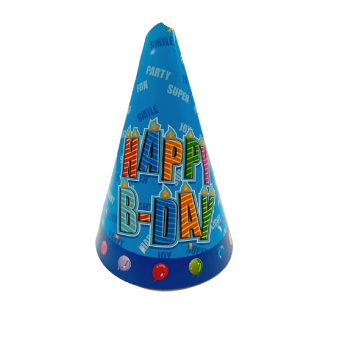 Kepurėlės "Happy birthday" (10vnt) Kepurėlės "Happy birthday" (10vnt)