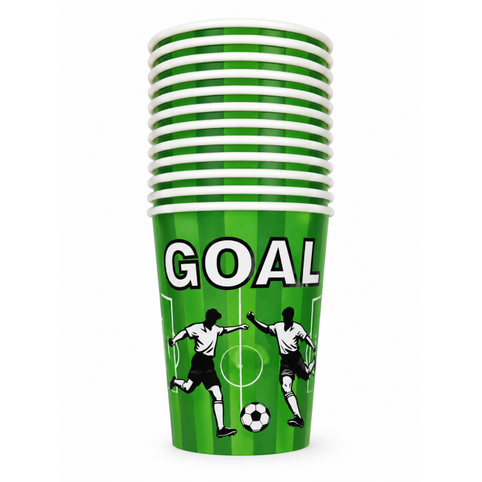 Puodeliai "Goal" (12vnt) Puodeliai "Goal" (12vnt)