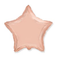 Žvaigždutė rožinio aukso, folinis balionas (46cm) Žvaigždutė rožinio aukso, folinis balionas (46cm)