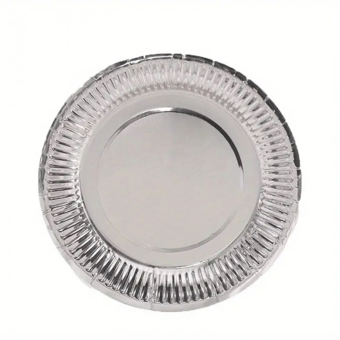 Lėkštutės "Sidabrinės" (8vnt, 23cm) Lėkštutės "Sidabrinės" (8vnt, 23cm)