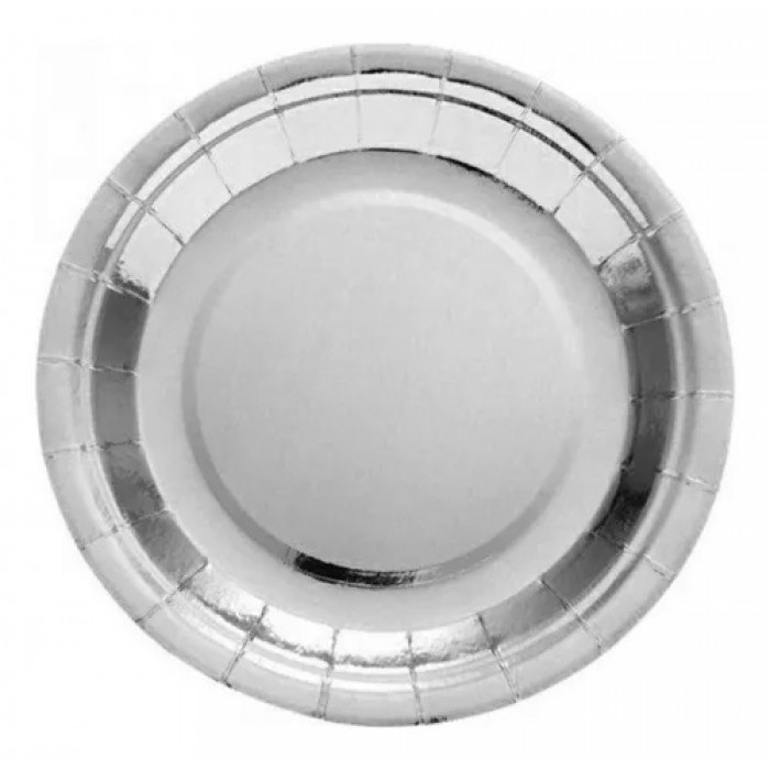 Lėkštutės "Sidabrinės" (6vnt, 23cm) Lėkštutės "Sidabrinės" (6vnt, 23cm)