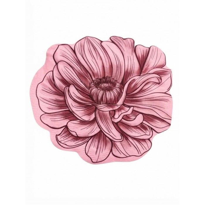 Servetėlės "Gėlė" (15*14cm, 15vnt) Servetėlės "Gėlė" (15*14cm, 15vnt)