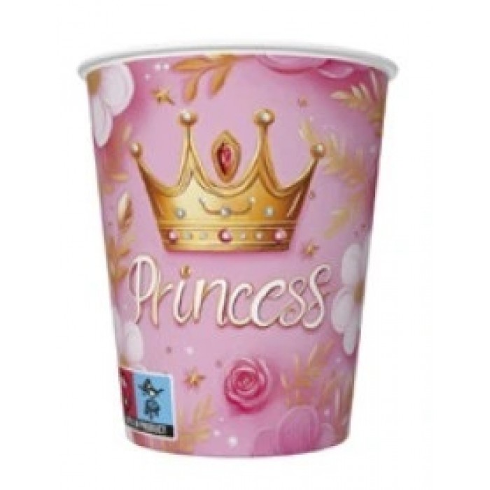 Puodeliai "Rožinė princesė" (8vnt) Puodeliai "Rožinė princesė" (8vnt)
