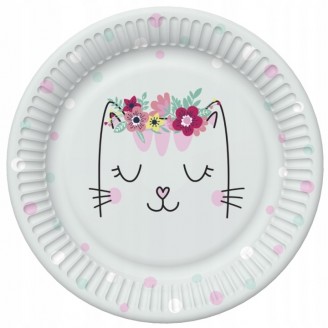  Lėkštutės “Katinėlis" (8vnt, 23cm)