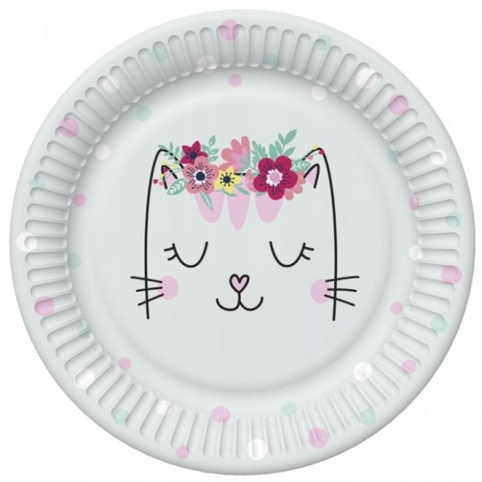 Lėkštutės “Katinėlis" (8vnt, 23cm) Lėkštutės “Katinėlis" (8vnt, 23cm)