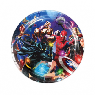 Lėkštutės "Super herojai, Marvel" (10vnt, 18cm)