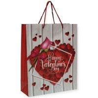 Maišelis "Happy Valentine's day" (23*18cm) Maišelis "Happy Valentine's day" (23*18cm)