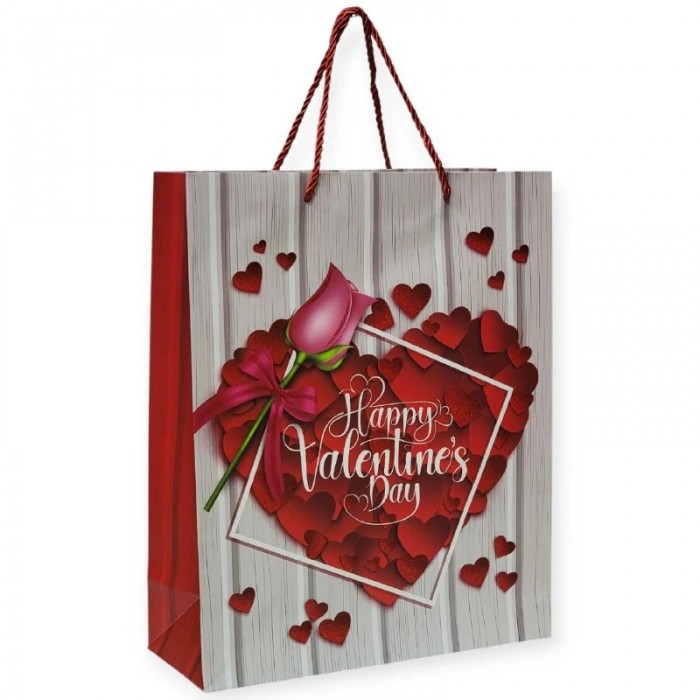 Maišelis "Happy Valentine's day" (23*18cm) Maišelis "Happy Valentine's day" (23*18cm)